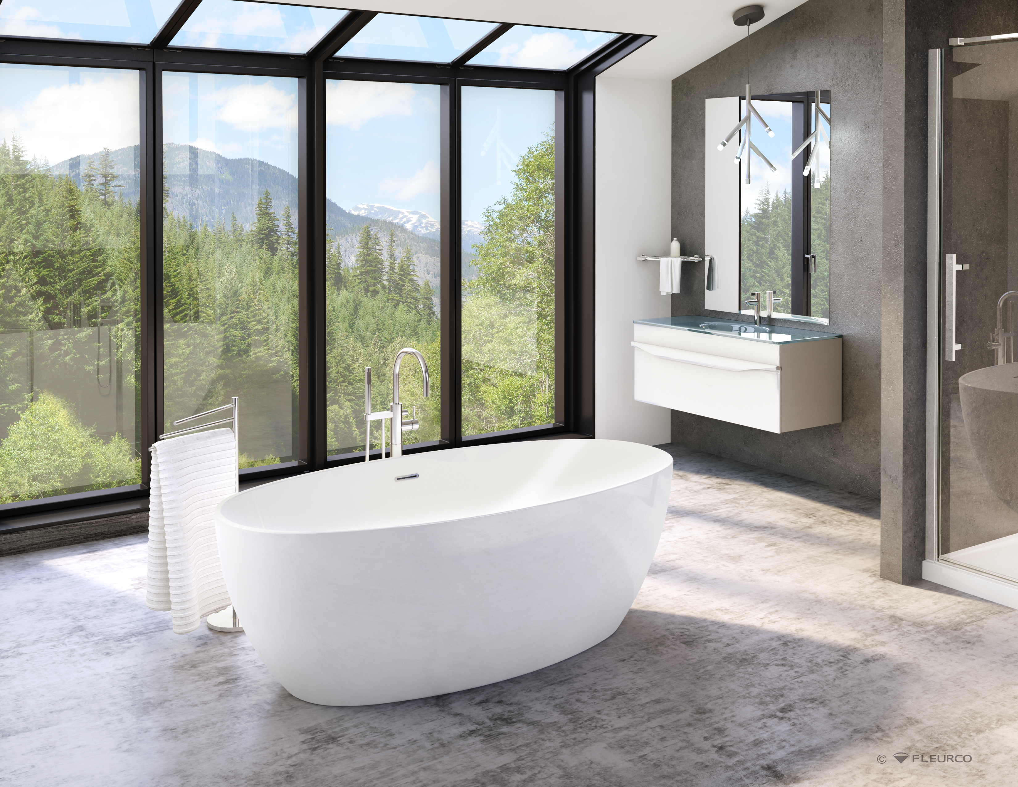 Fleurco | Bathtubs | Aria Voce - High-resolution Photo