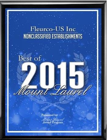Fleurco-US Inc receives 2015 Best of Mount Laurel Award